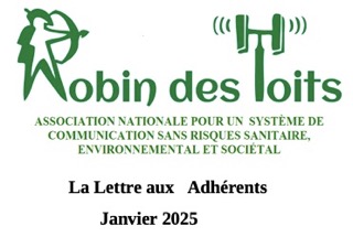 Lettre aux adhérents Janvier 2025