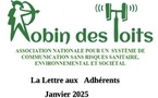 Lettre aux adhérents Janvier 2025